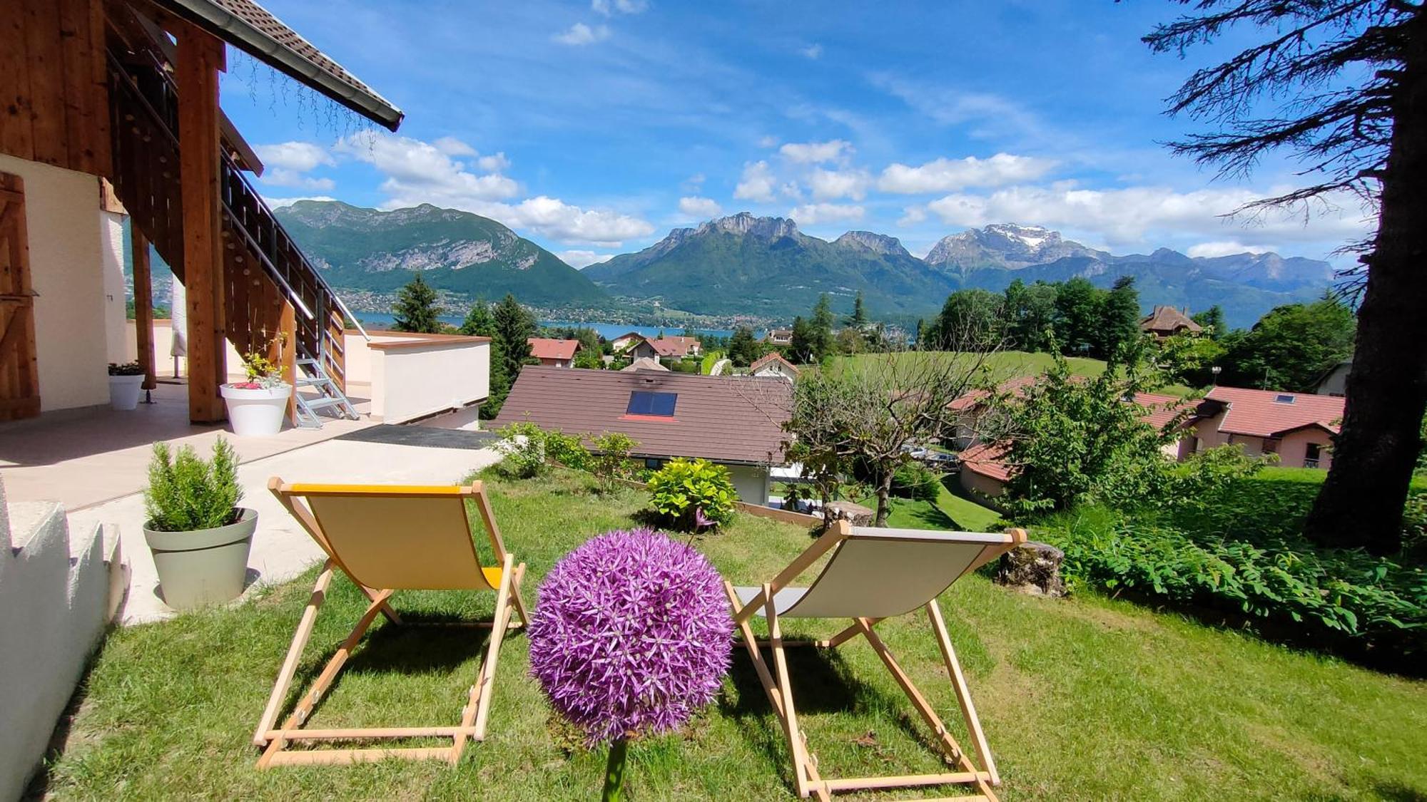 Vue Lac Lodges Sévrier Buitenkant foto