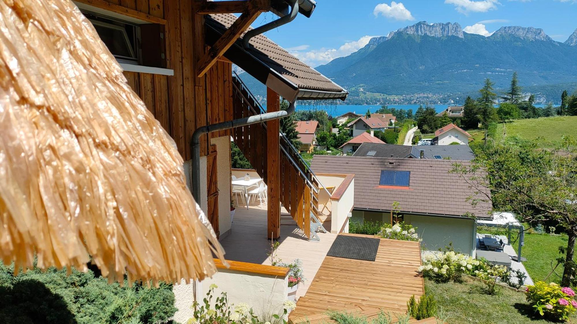 Vue Lac Lodges Sévrier Buitenkant foto