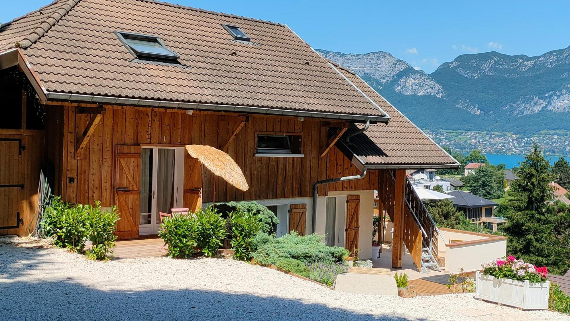 Vue Lac Lodges Sévrier Buitenkant foto